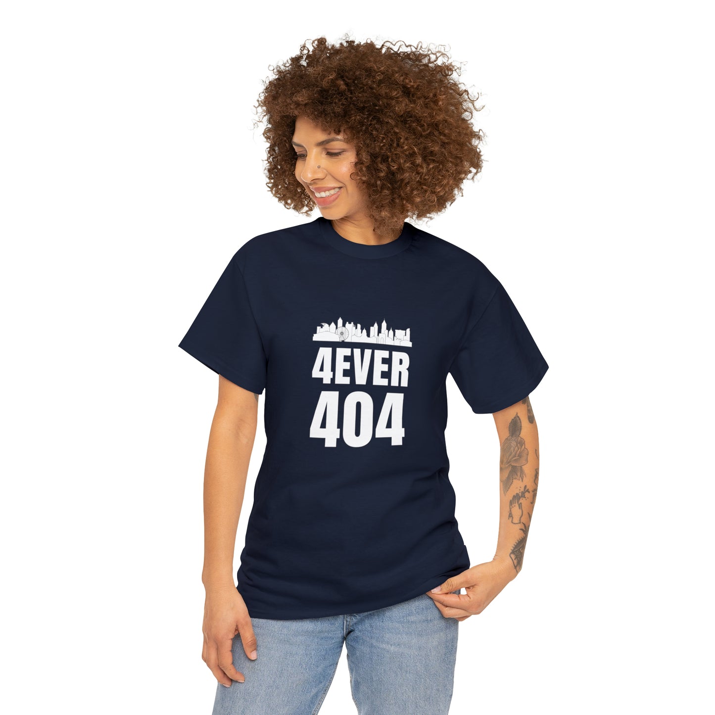 "4ever 404" Unisex Heavy Cotton Tee