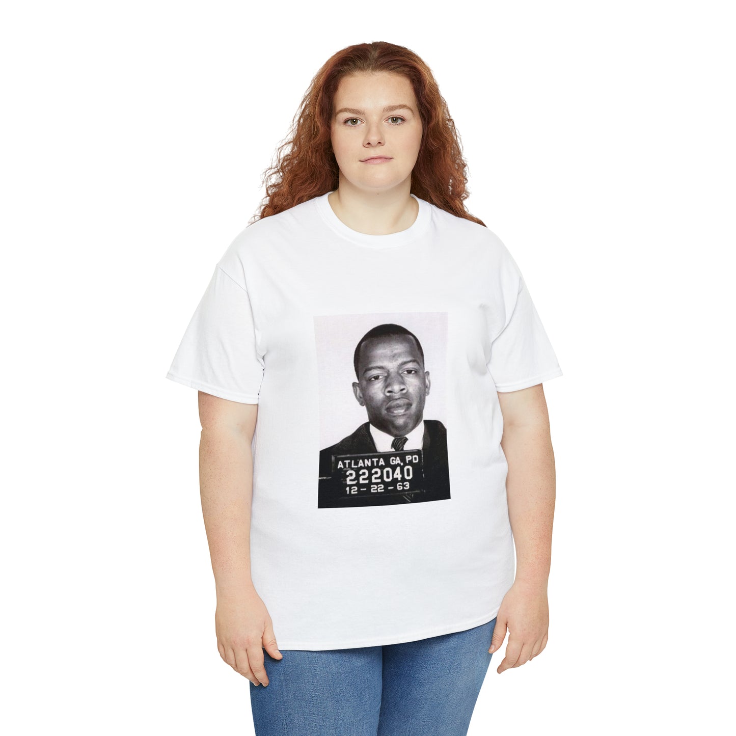 "John Lewis Hero" Unisex Heavy Cotton Tee