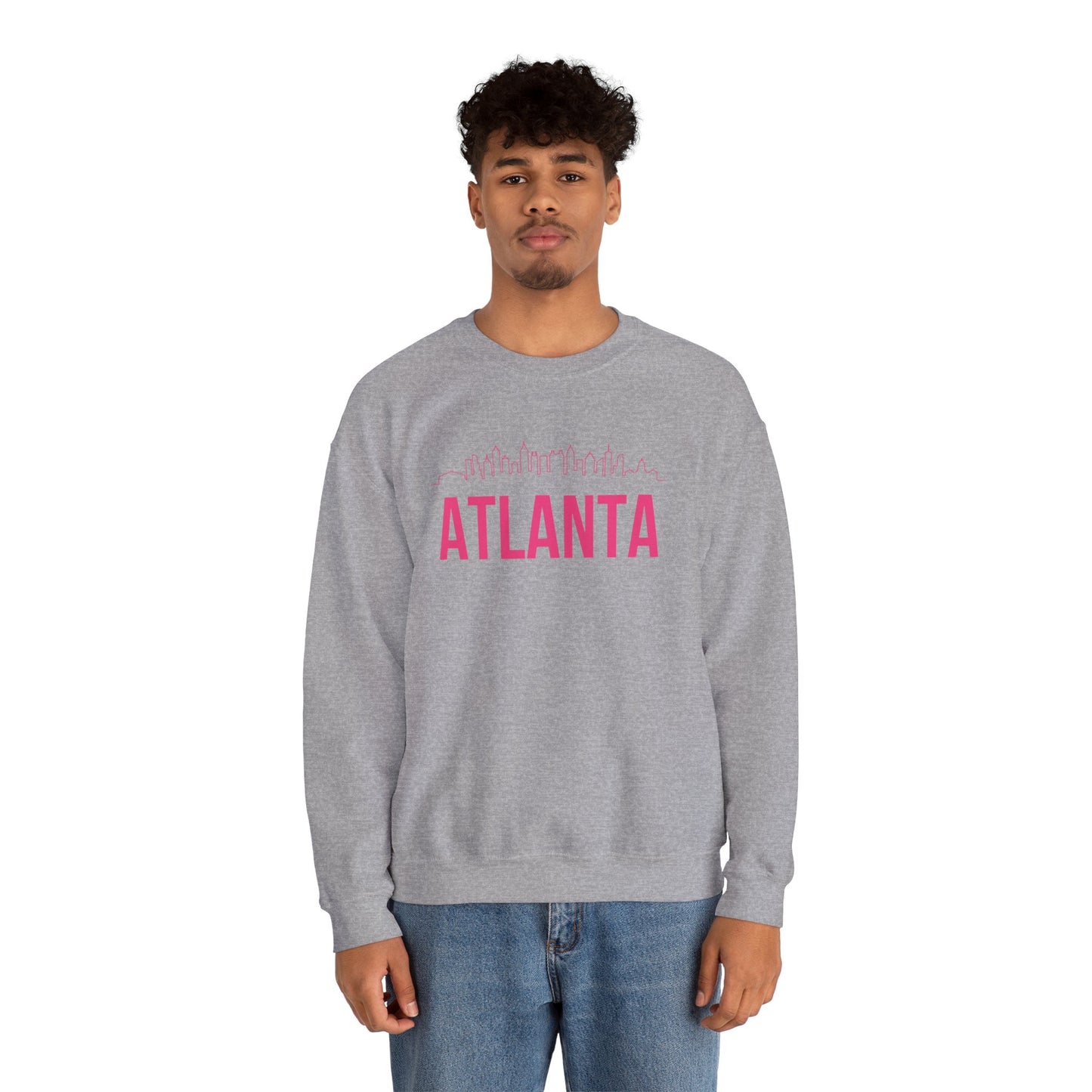 "Atlanta" Skyline Lightweight Crewneck Sweatshirt