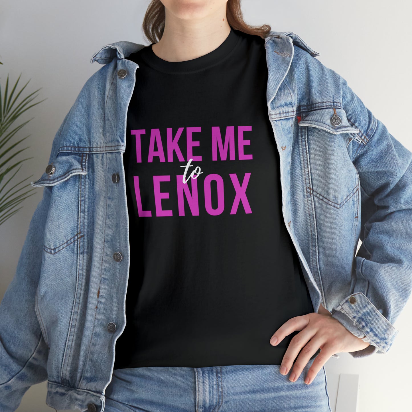 "Take Me to Lenox" Unisex Heavy Cotton Tee