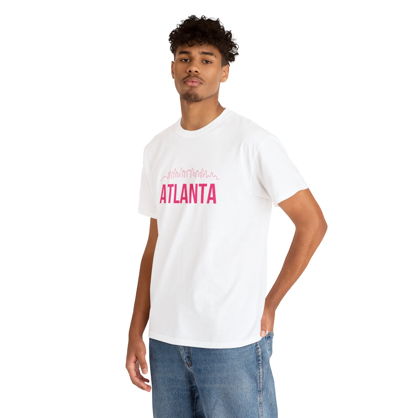 "Atlanta Skyline" Unisex Heavy Cotton Tee