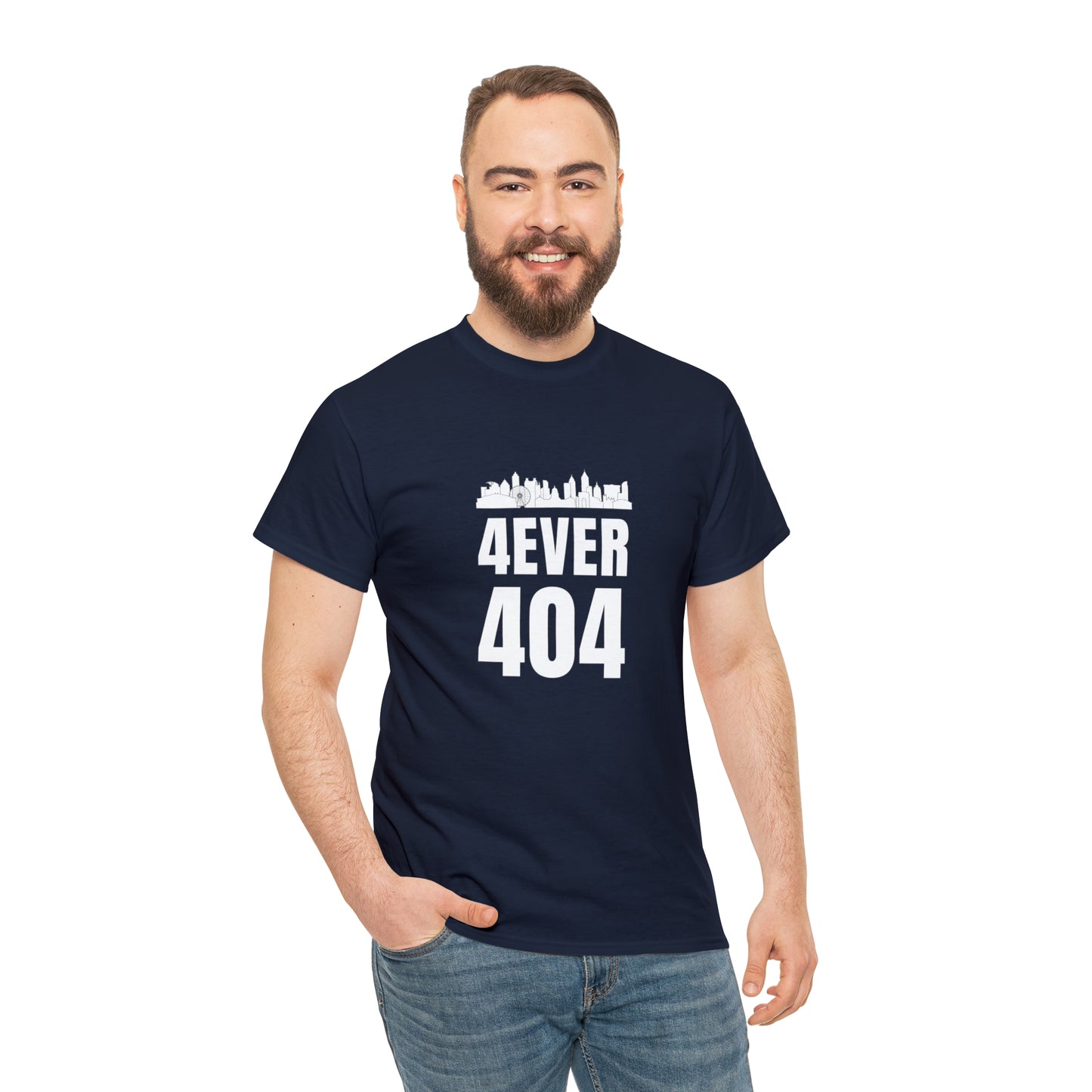 "4ever 404" Unisex Heavy Cotton Tee