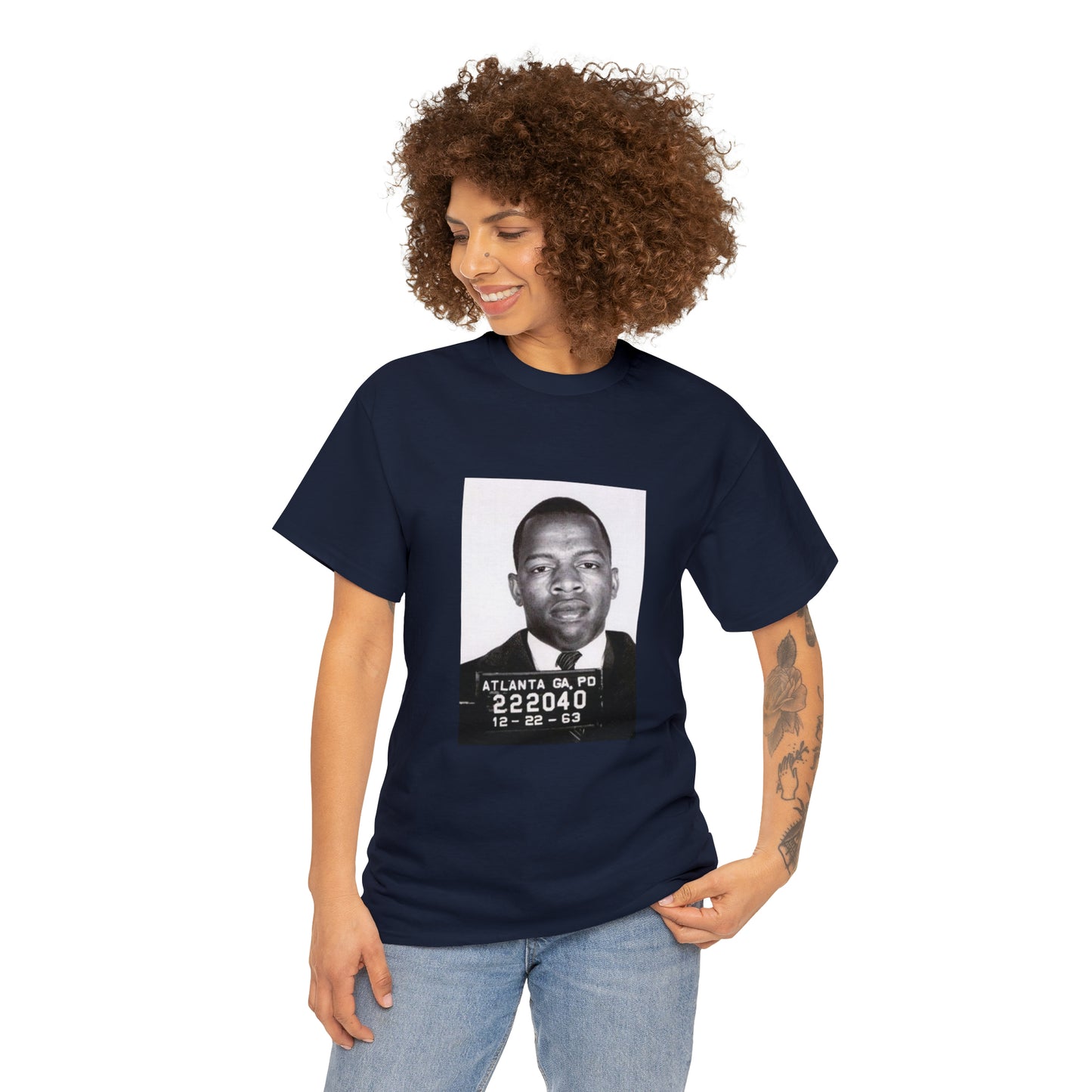 "John Lewis Hero" Unisex Heavy Cotton Tee