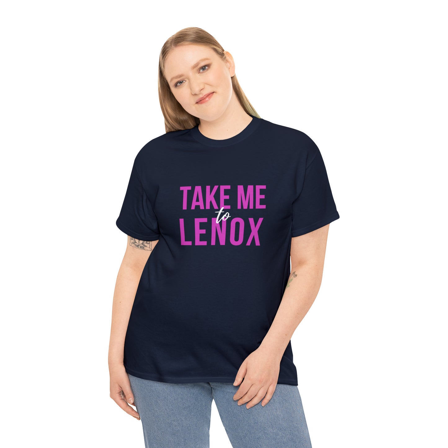 "Take Me to Lenox" Unisex Heavy Cotton Tee