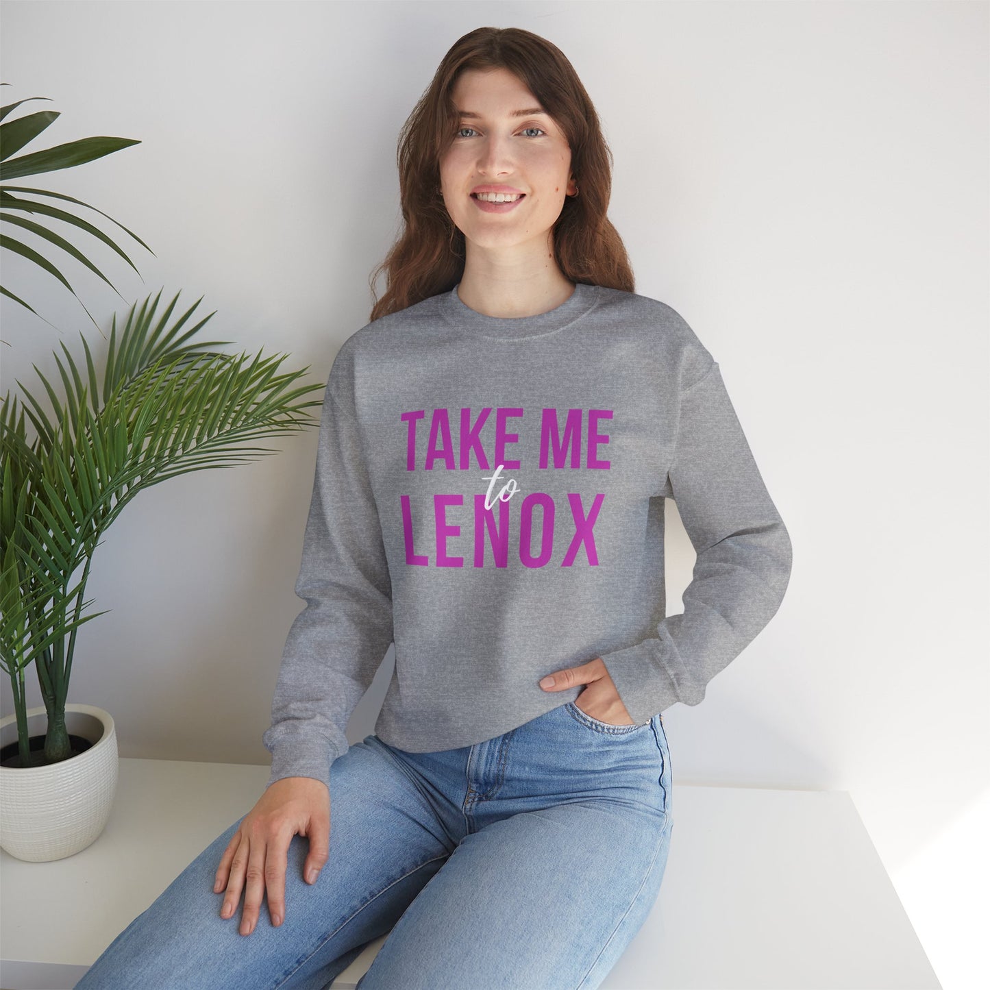 "Take me To Lenox" Crewneck Sweatshirt