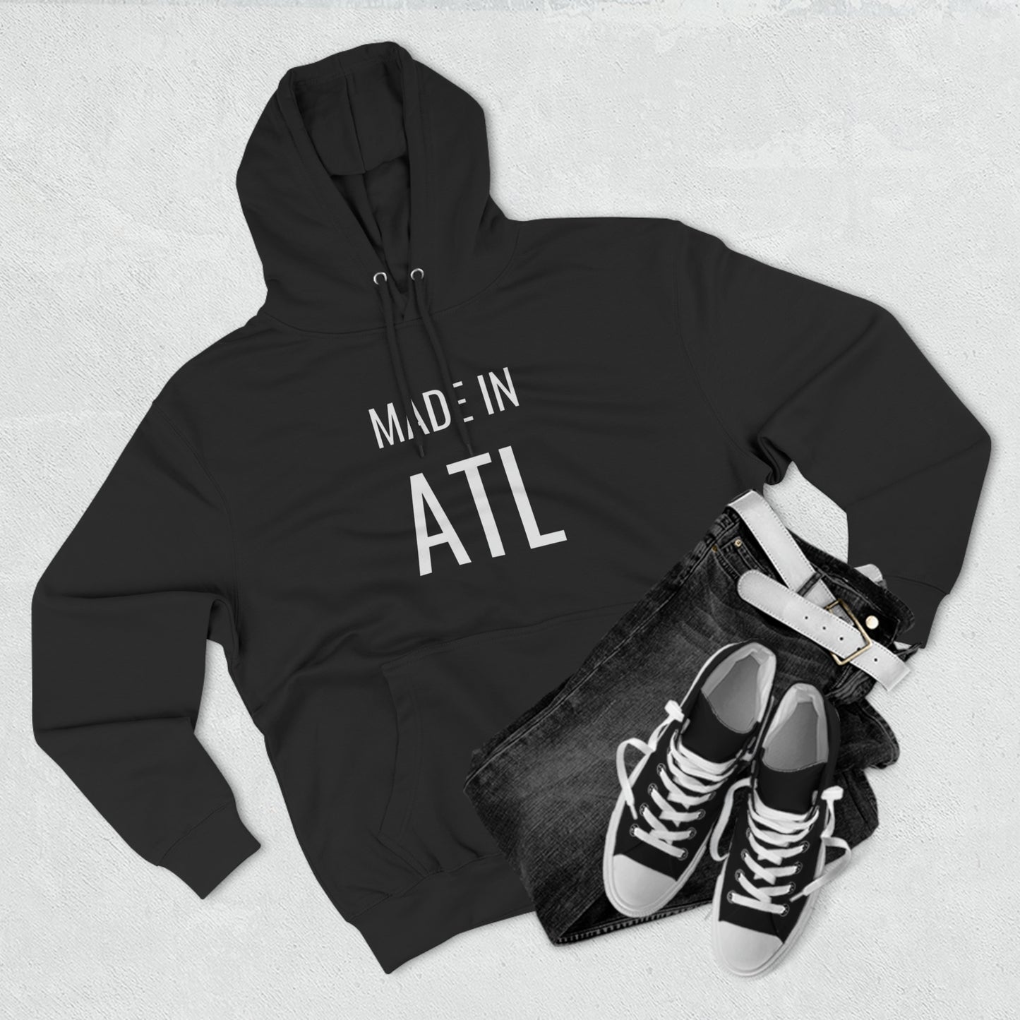 "Made in ATL" Unisex Premium Pullover Hoodie