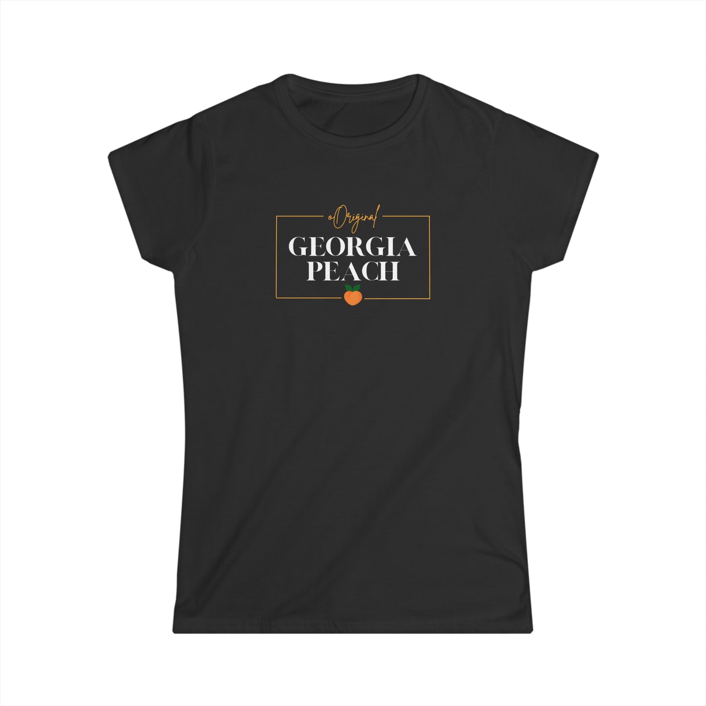 "Original Georgia Peach" Women's Scoop Neck Short Sleeve Tee