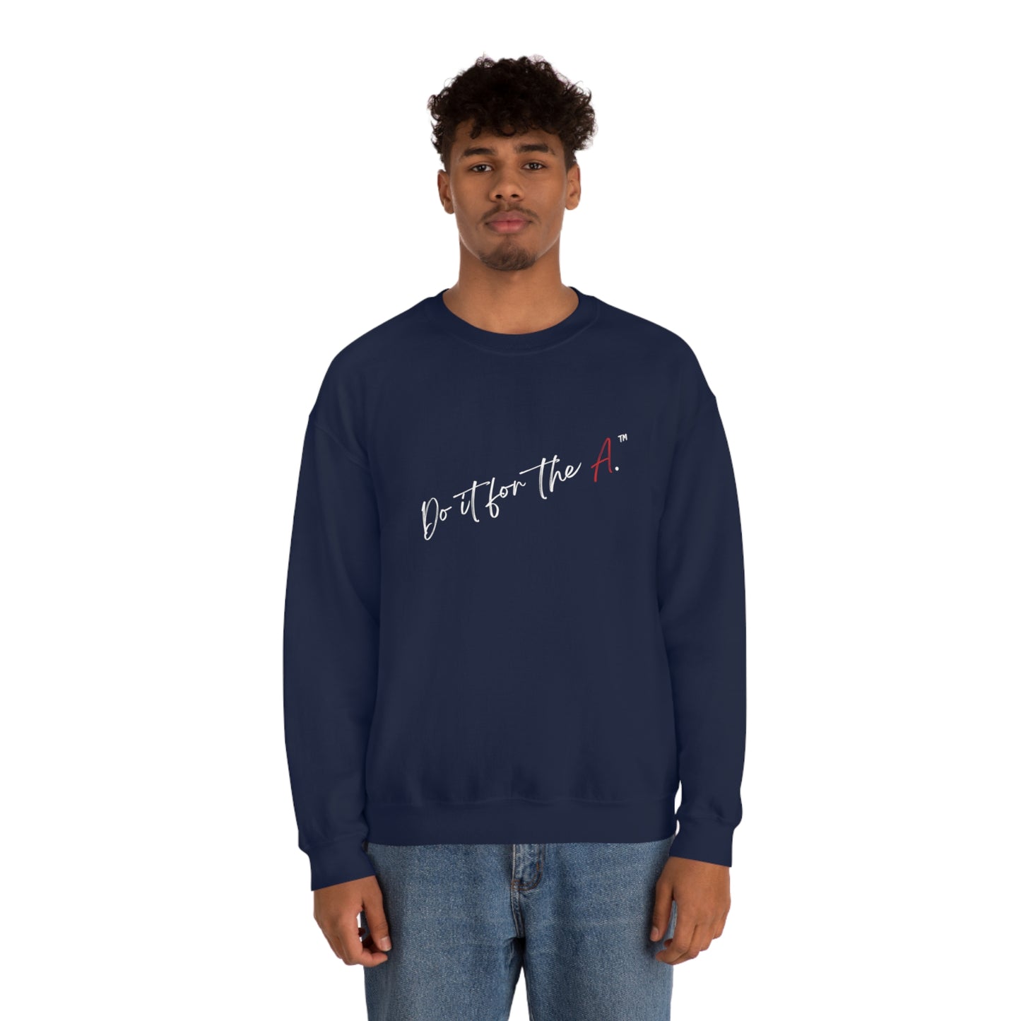 "Do it For the A" Easy Lightweight Crewneck Sweatshirt