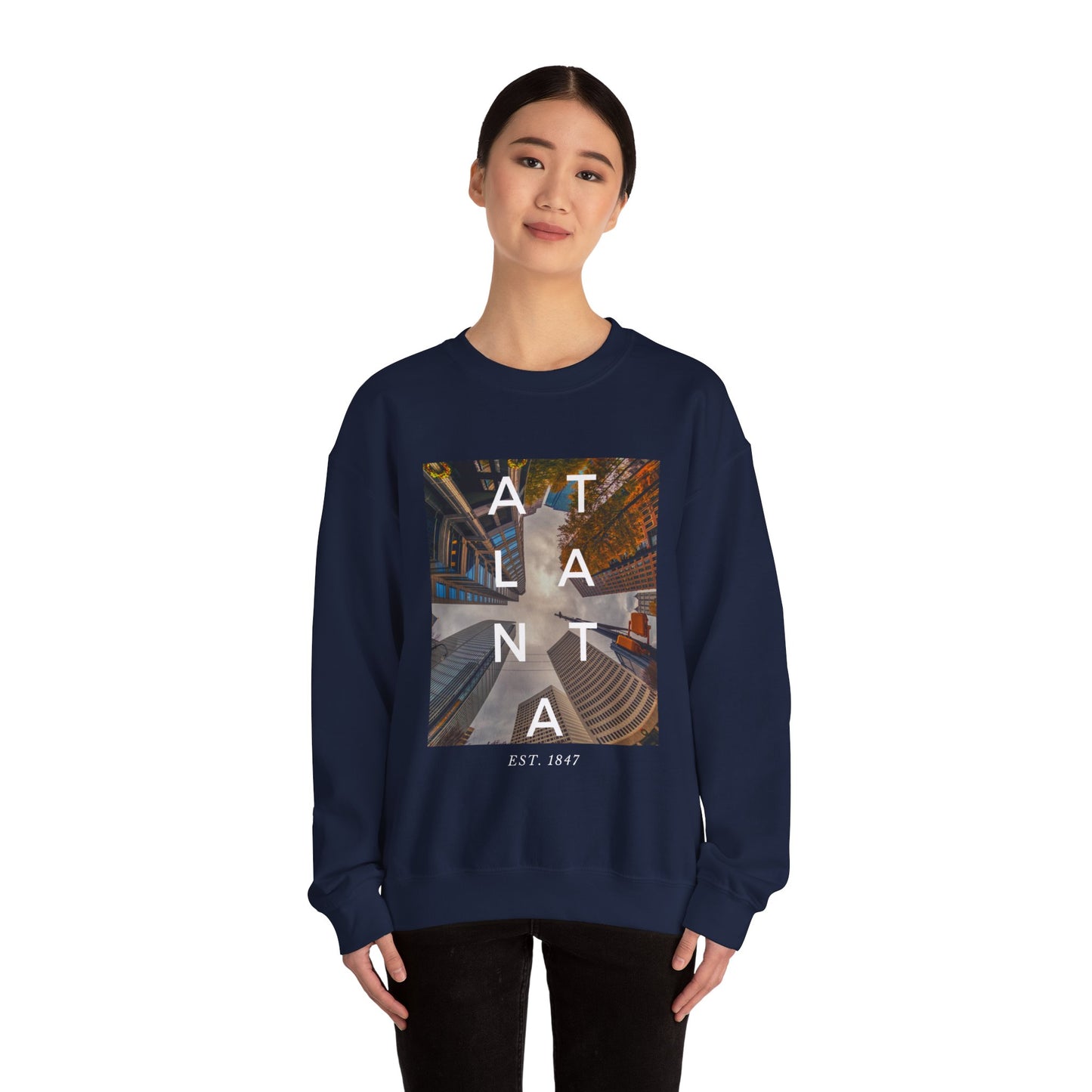 "Atlanta, Est. 1847" Lightweight Crewneck Sweatshirt