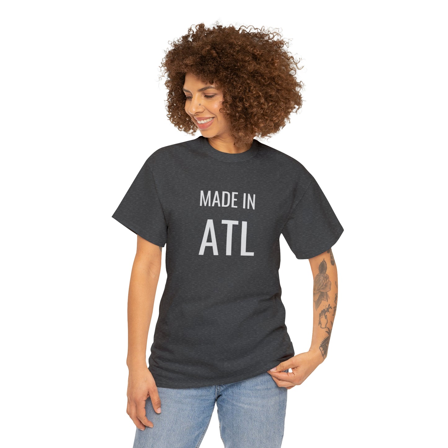 "Made in ATL" Unisex Heavy Cotton Tee