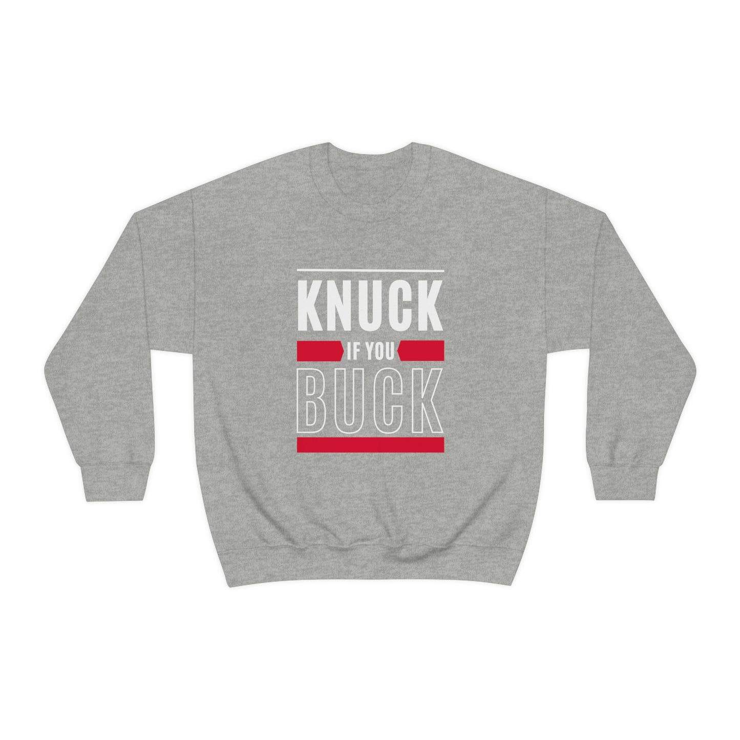 "Knuck If You Buck" Lightweight Crewneck Sweatshirt