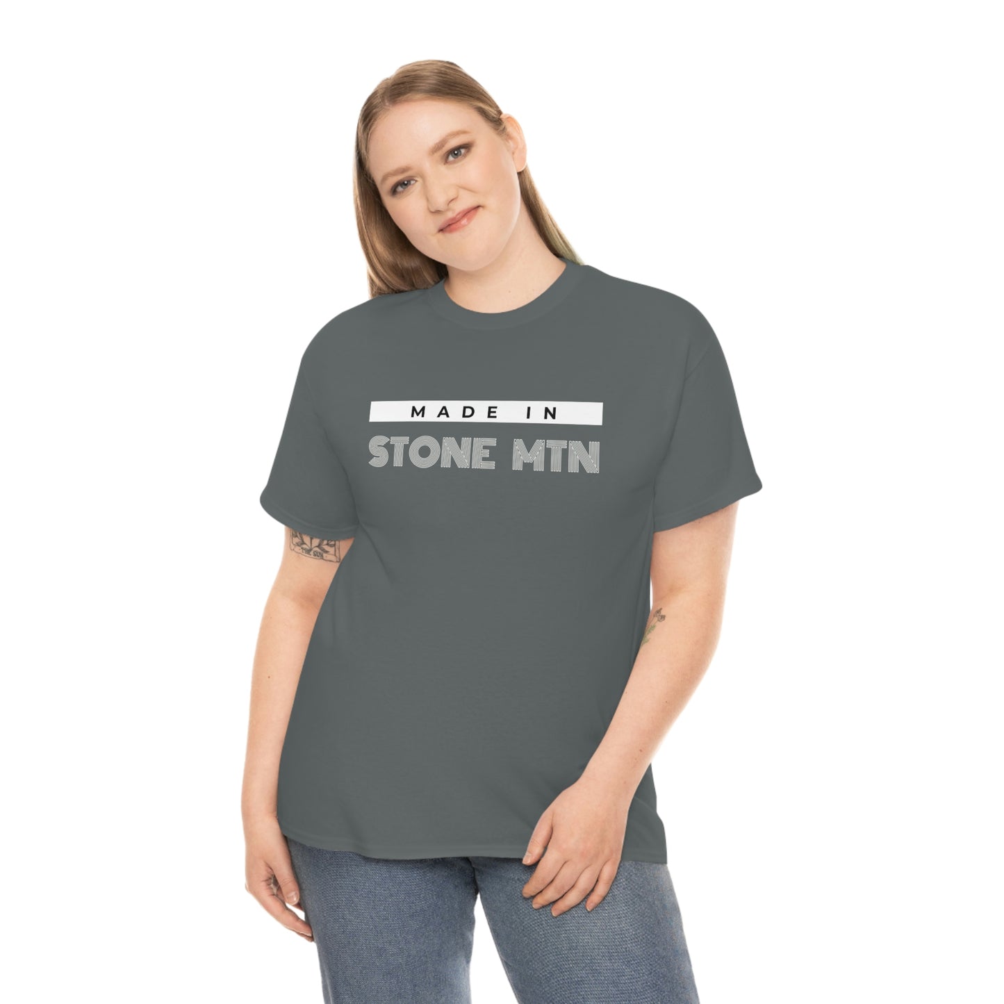 "Made in Stone Mtn" Trendsetter Unisex Heavy Cotton Tee