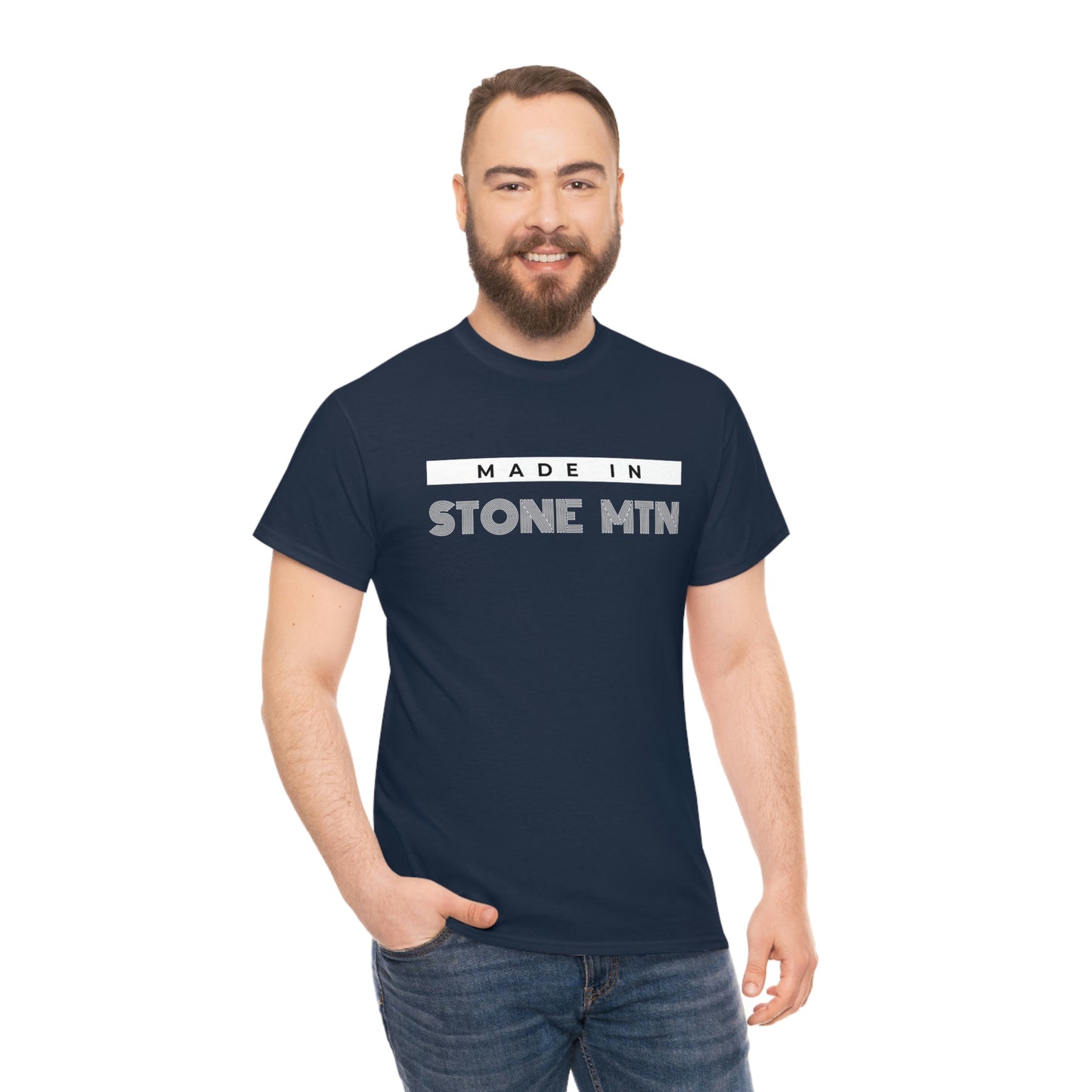 "Made in Stone Mtn" Trendsetter Unisex Heavy Cotton Tee