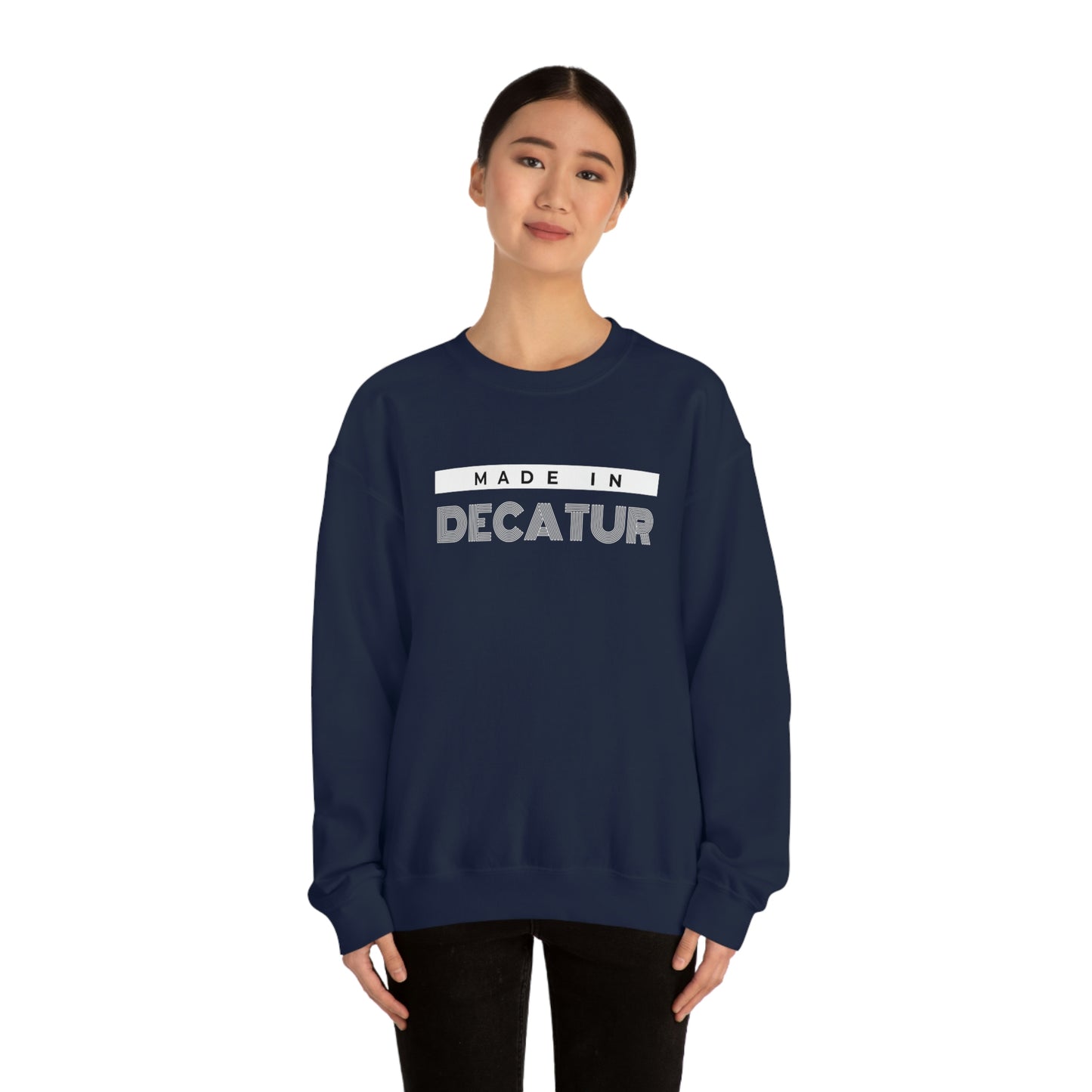 "Made in Decatur" Trendsetter Lightweight Crewneck Sweatshirt