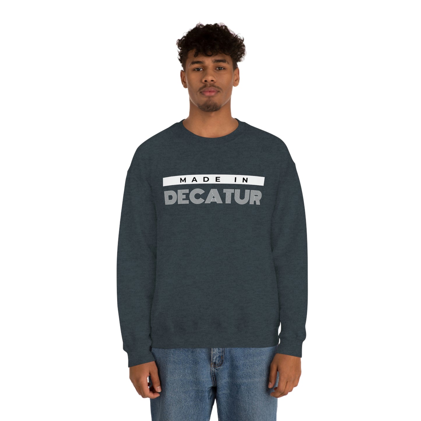 "Made in Decatur" Trendsetter Lightweight Crewneck Sweatshirt