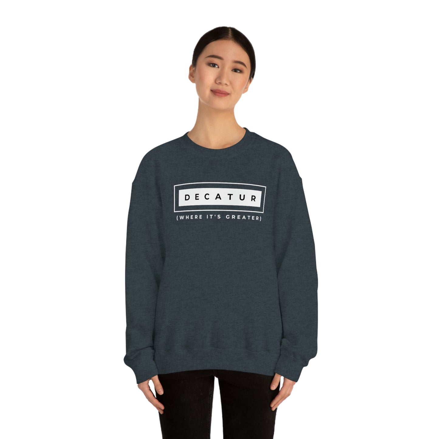 "Decatur (Where It's Greater)" Lightweight Crewneck Sweatshirt