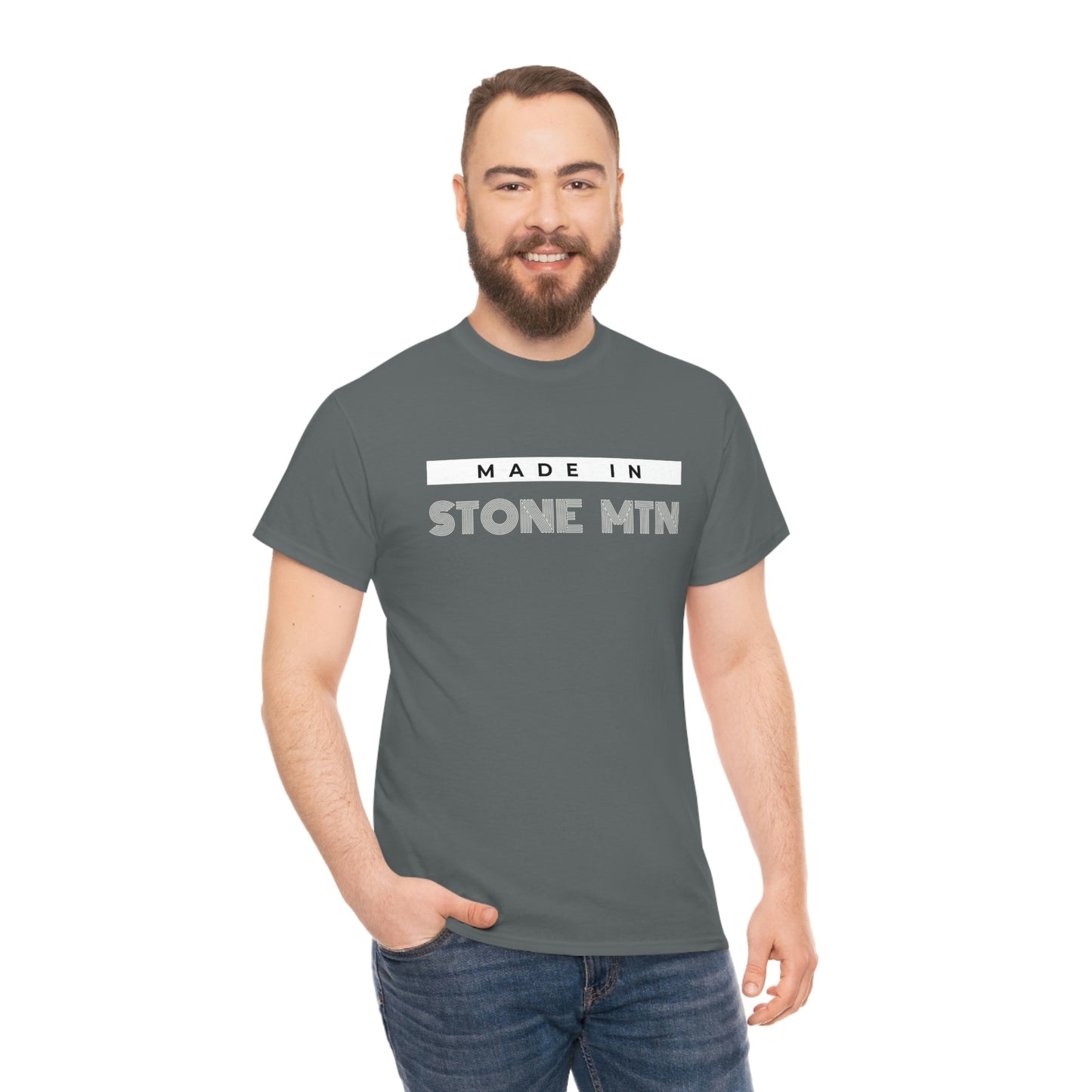 "Made in Stone Mtn" Trendsetter Unisex Heavy Cotton Tee