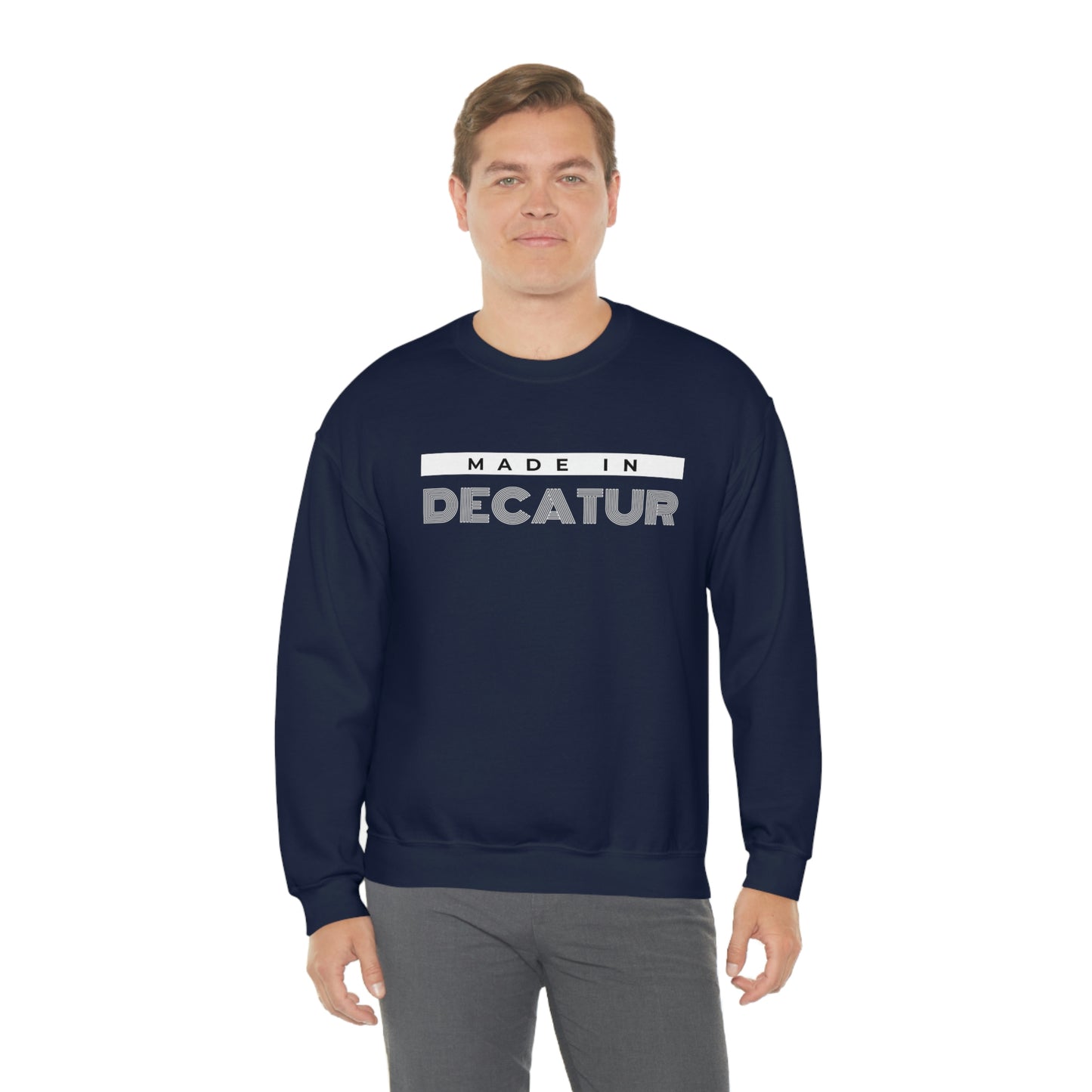 "Made in Decatur" Trendsetter Lightweight Crewneck Sweatshirt