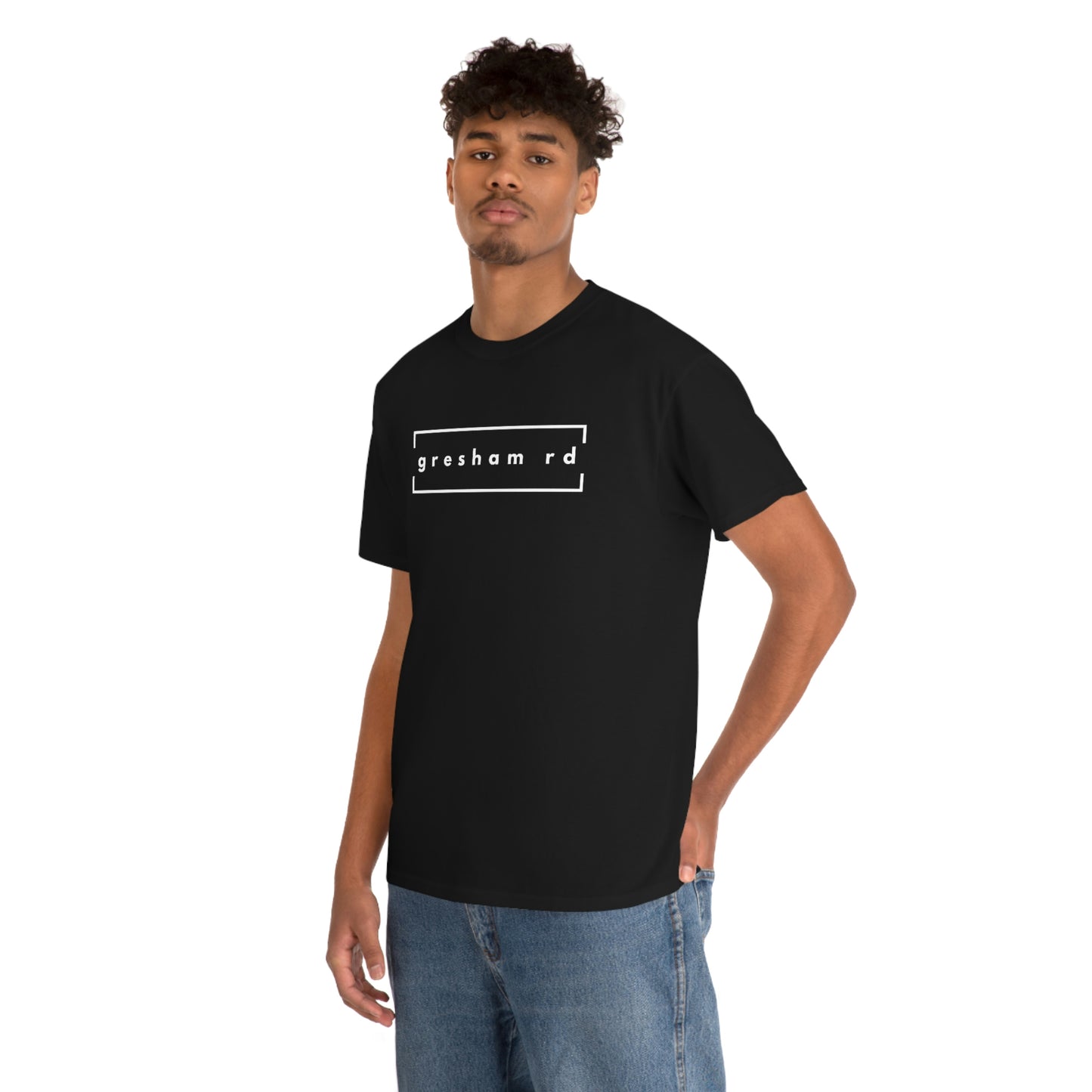 "Gresham Rd" Stamp Unisex Heavy Cotton Tee