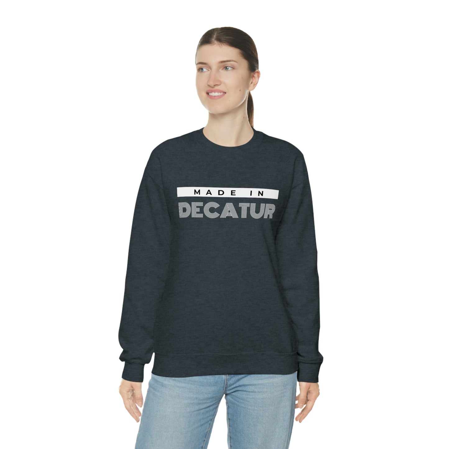 "Made in Decatur" Trendsetter Lightweight Crewneck Sweatshirt