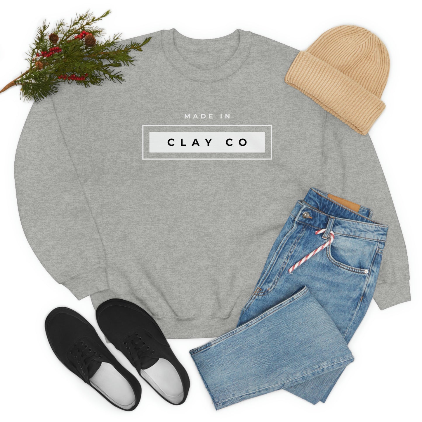 "Made in Clay Co" Lightweight Crewneck Sweatshirt