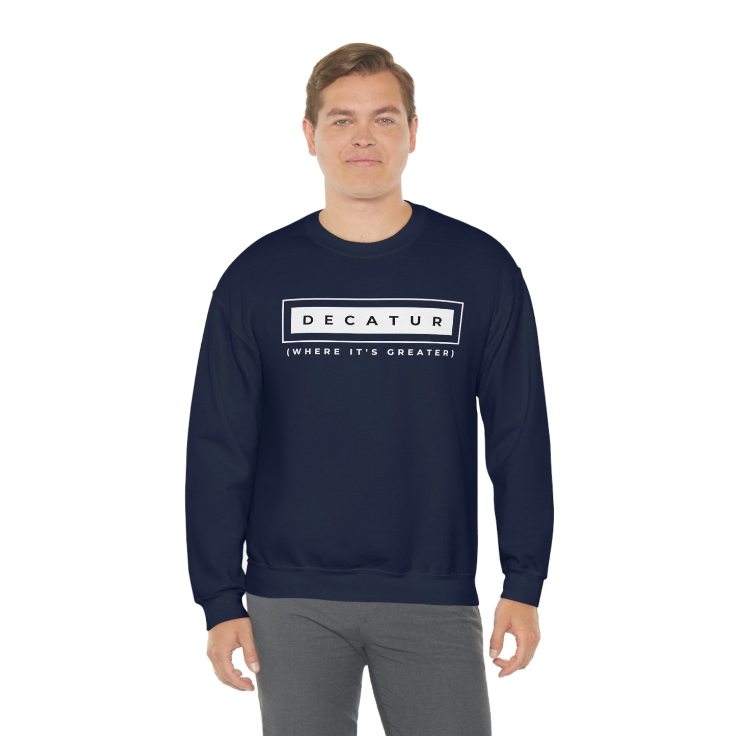 "Decatur (Where It's Greater)" Lightweight Crewneck Sweatshirt