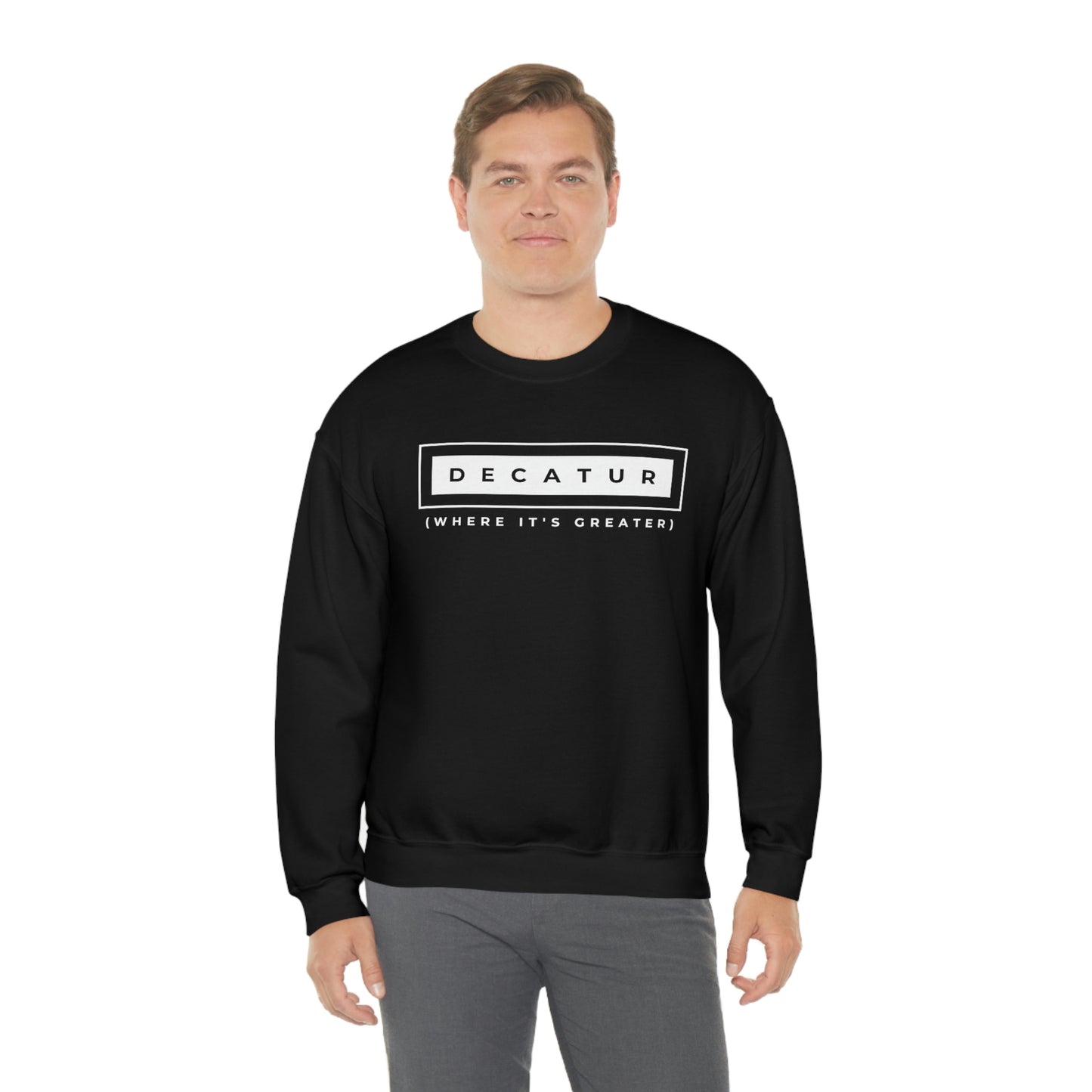 "Decatur (Where It's Greater)" Lightweight Crewneck Sweatshirt