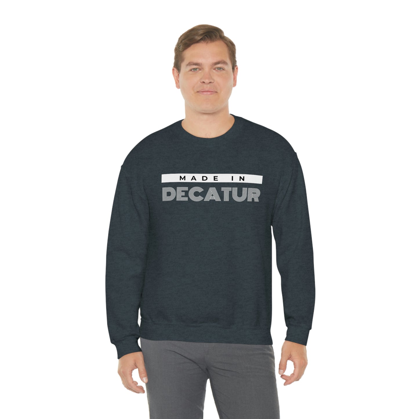 "Made in Decatur" Trendsetter Lightweight Crewneck Sweatshirt