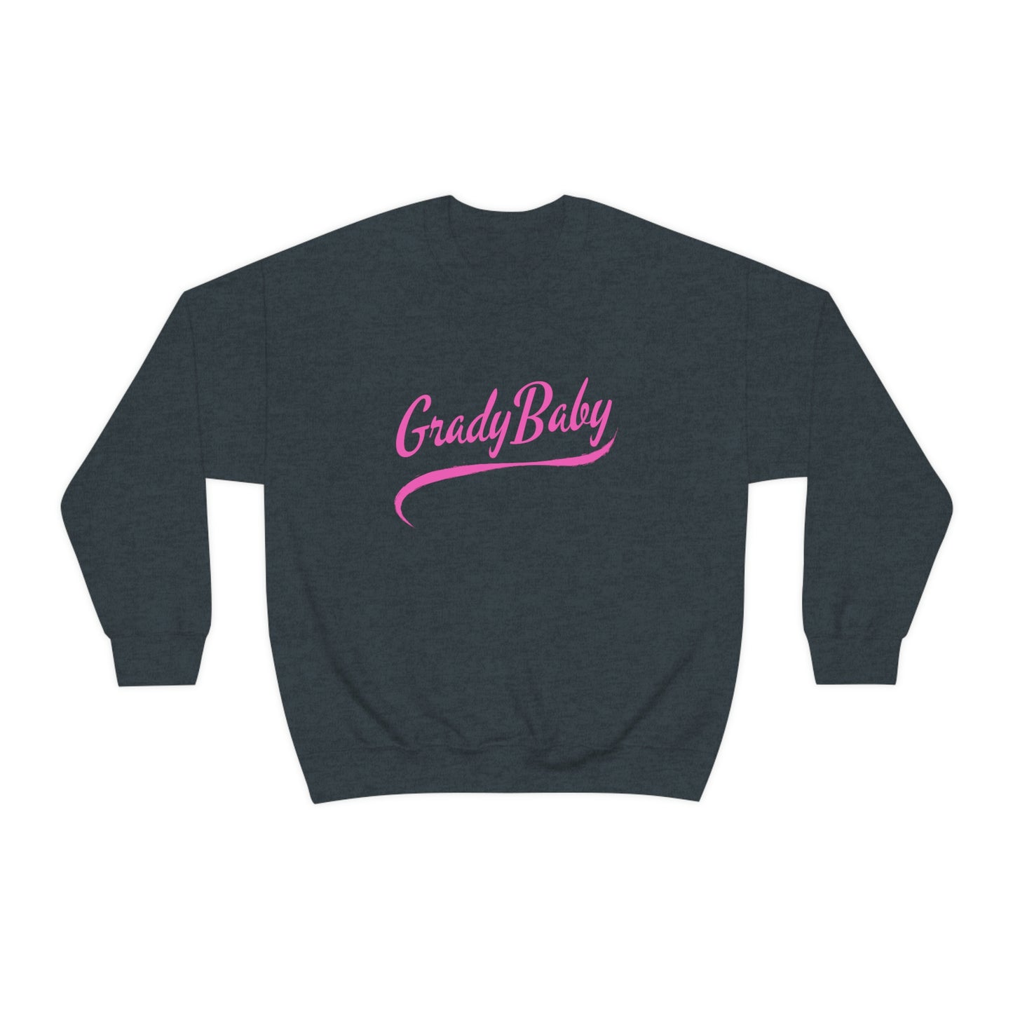 "Grady Baby" Pink Swoop Lightweight Crewneck Sweatshirt