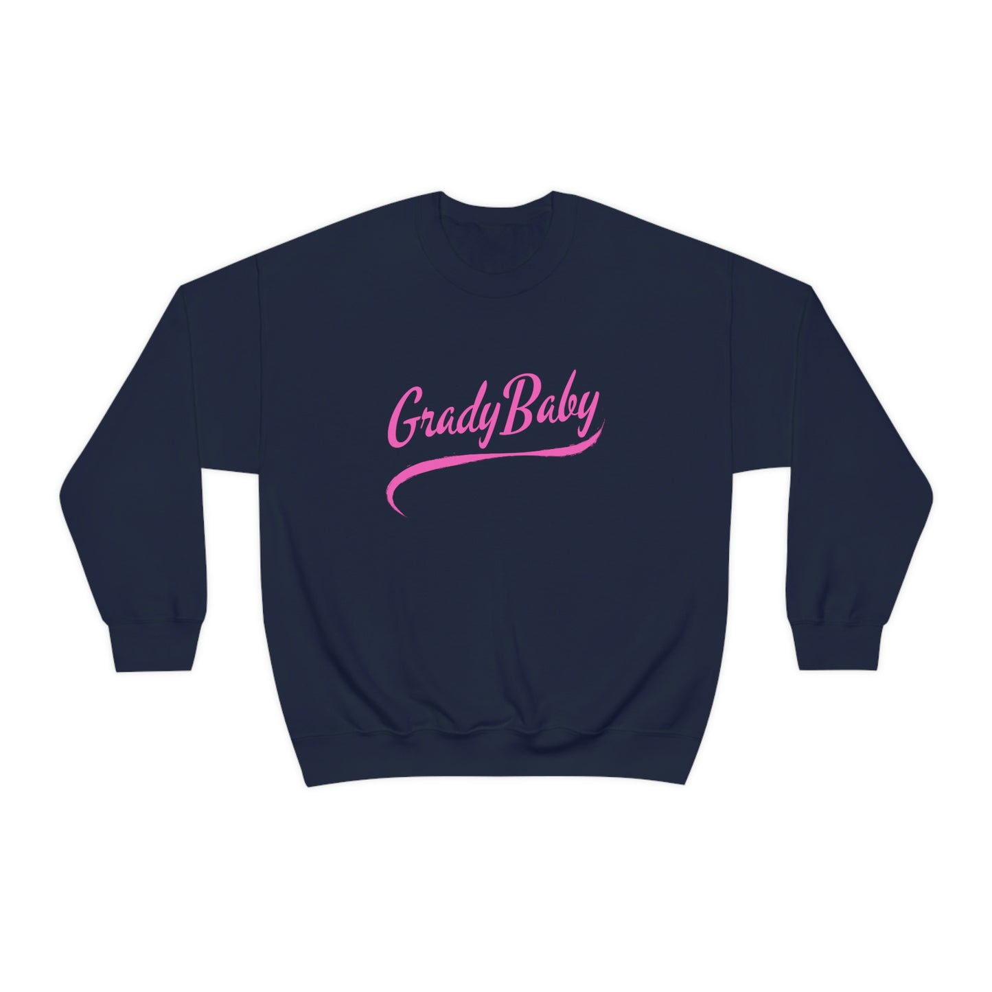 "Grady Baby" Pink Swoop Lightweight Crewneck Sweatshirt