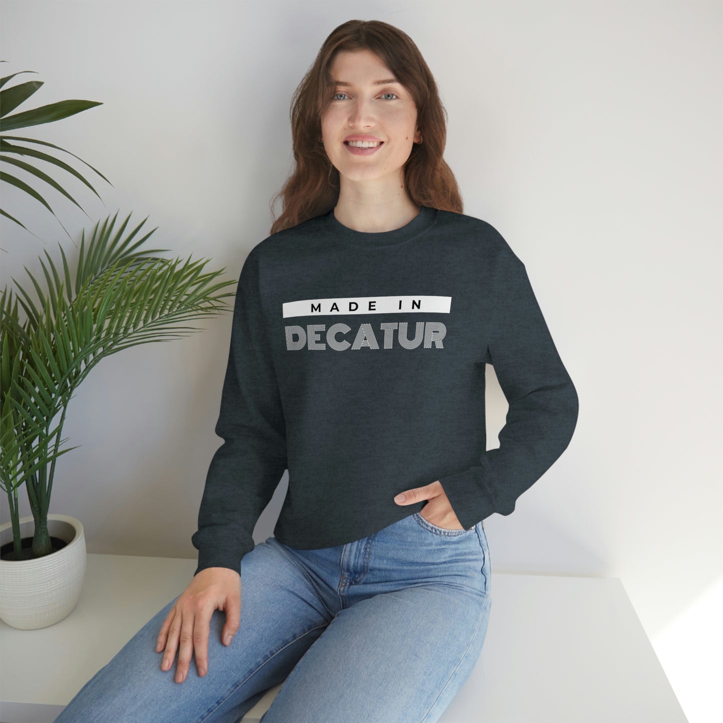 "Made in Decatur" Trendsetter Lightweight Crewneck Sweatshirt