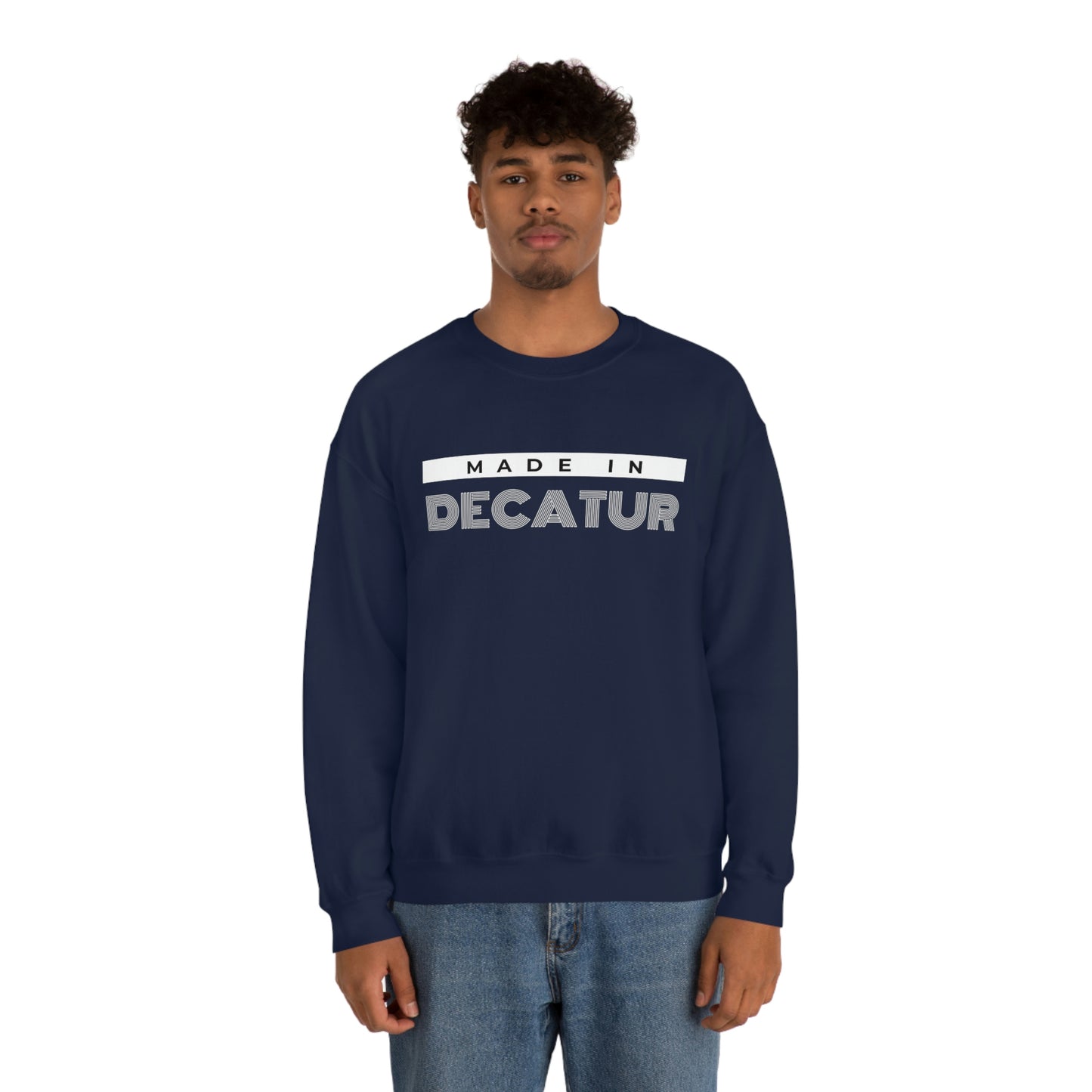 "Made in Decatur" Trendsetter Lightweight Crewneck Sweatshirt